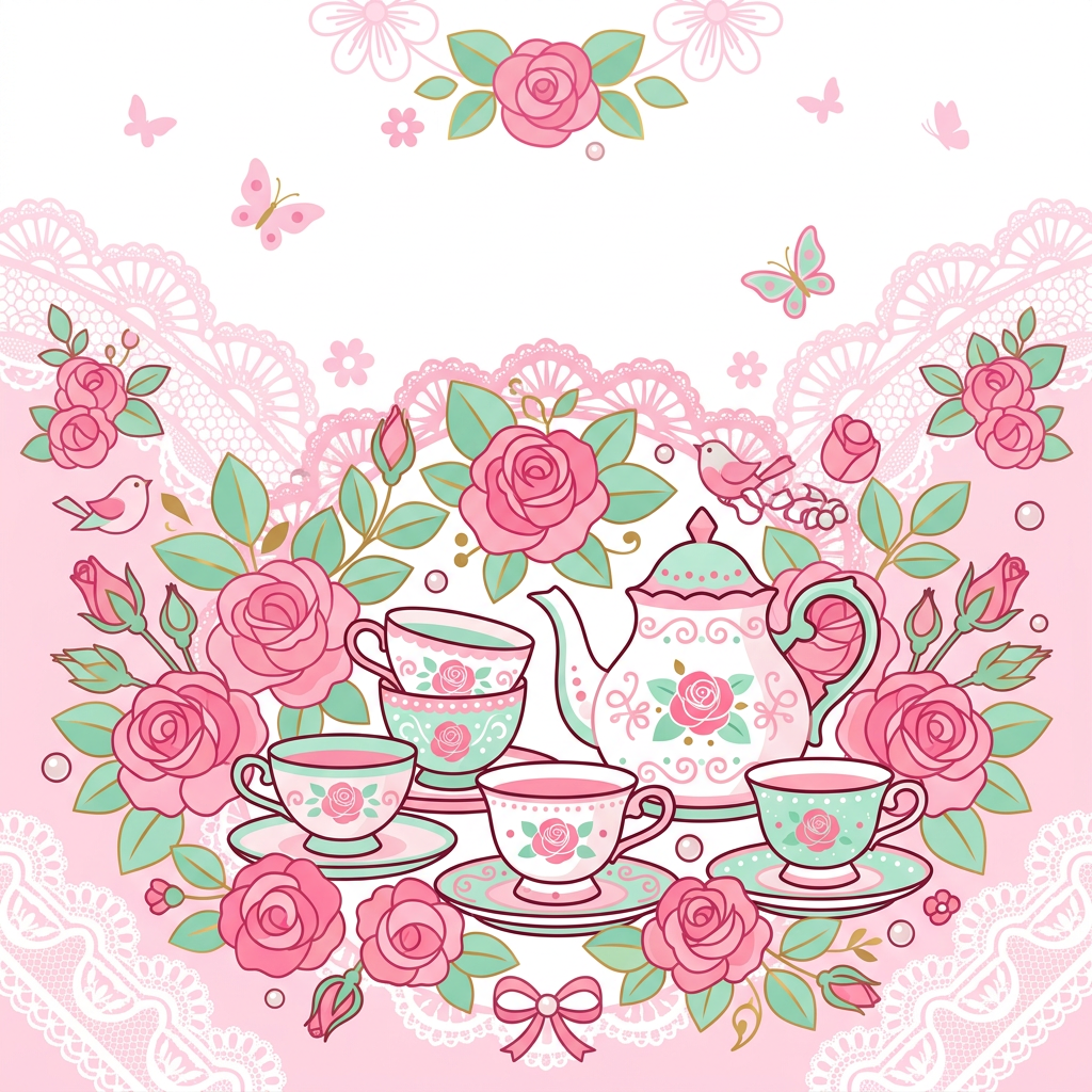 Baby Girl Shower Tea Party preview