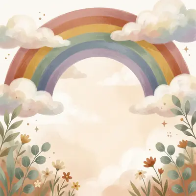 Baby Shower Gender Neutral Rainbow preview