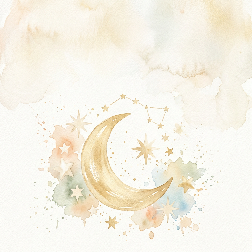 Baby Shower Gender Neutral Moon Stars preview