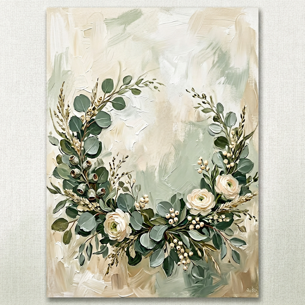 Baby Shower Gender Neutral Greenery preview