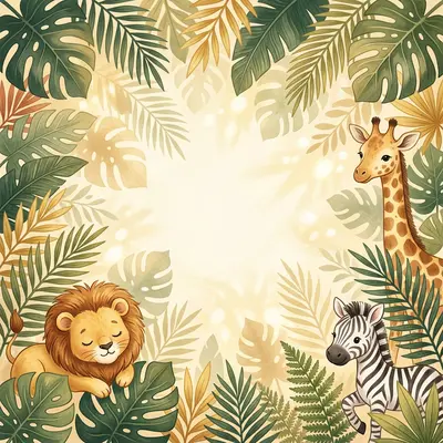 Baby Shower Safari Wild One preview