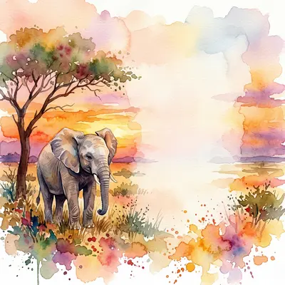 Baby Shower Safari Elephant preview