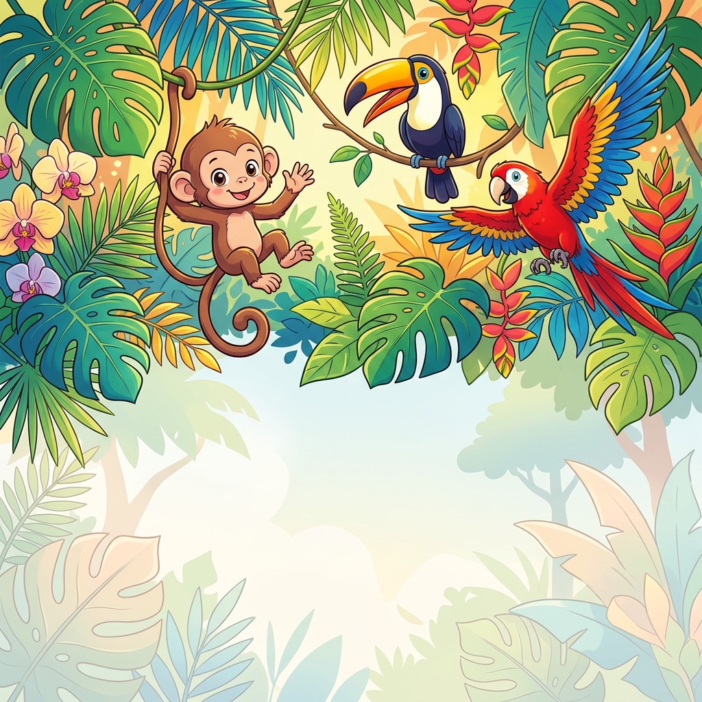 Baby Shower Safari Tropical preview