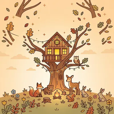 Baby Shower Woodland Treehouse preview