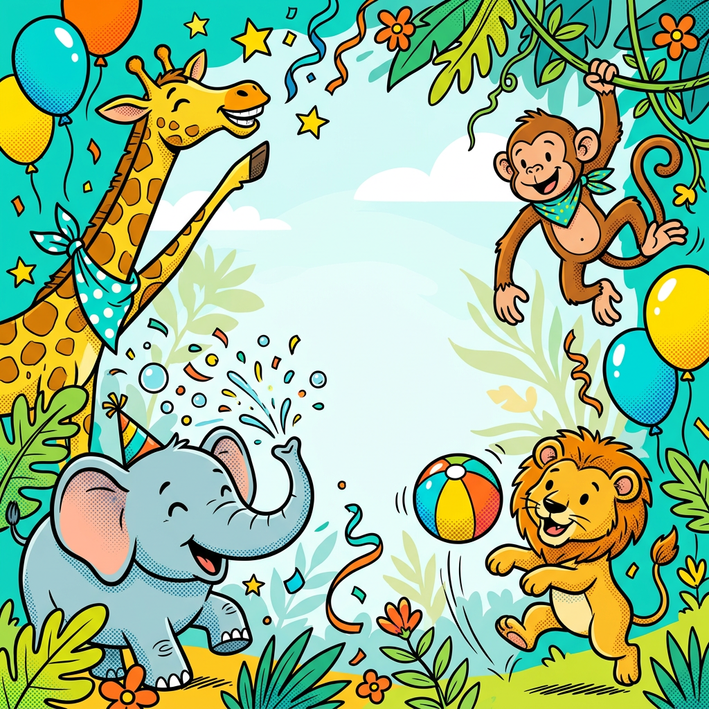 Baby Shower Animals Zoo Friends preview