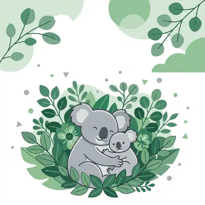 Baby Shower Animals Koala preview