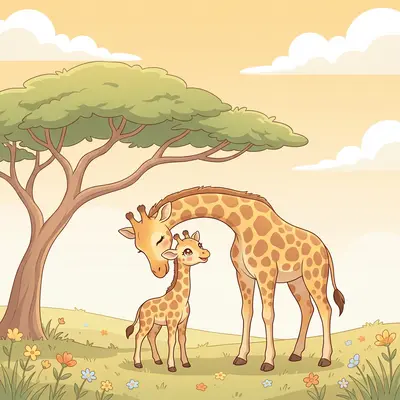 Baby Shower Animals Giraffe preview