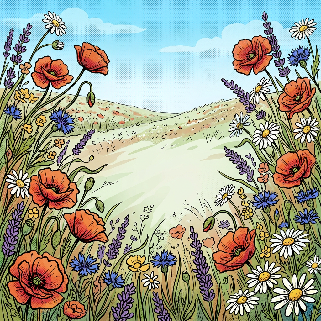 Baby Shower Floral Wildflower Meadow preview