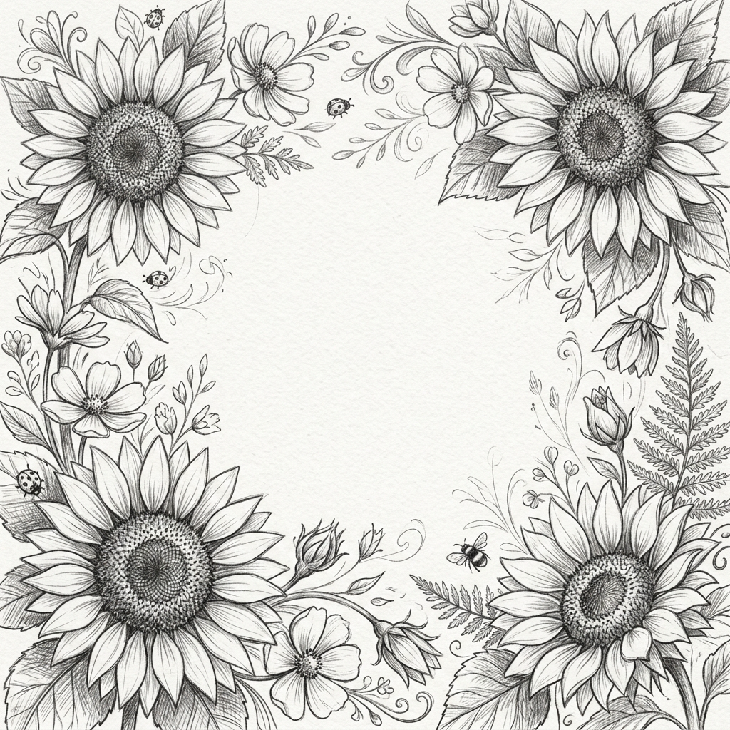 Baby Shower Floral Sunflower preview