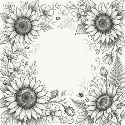 Baby Shower Floral Sunflower preview