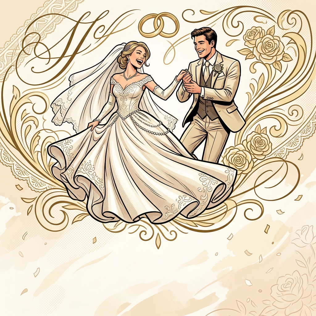 Elegant Wedding Pearl Frame preview