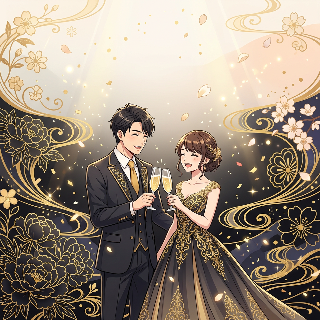 Elegant Wedding Black Tie preview