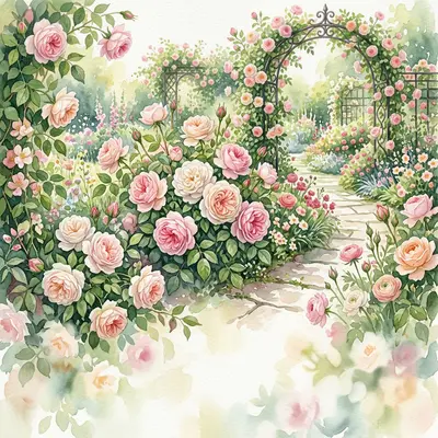 Floral Wedding Rose Garden preview