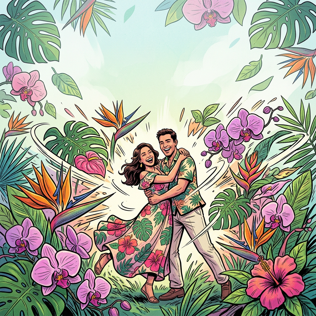 Floral Wedding Tropical preview