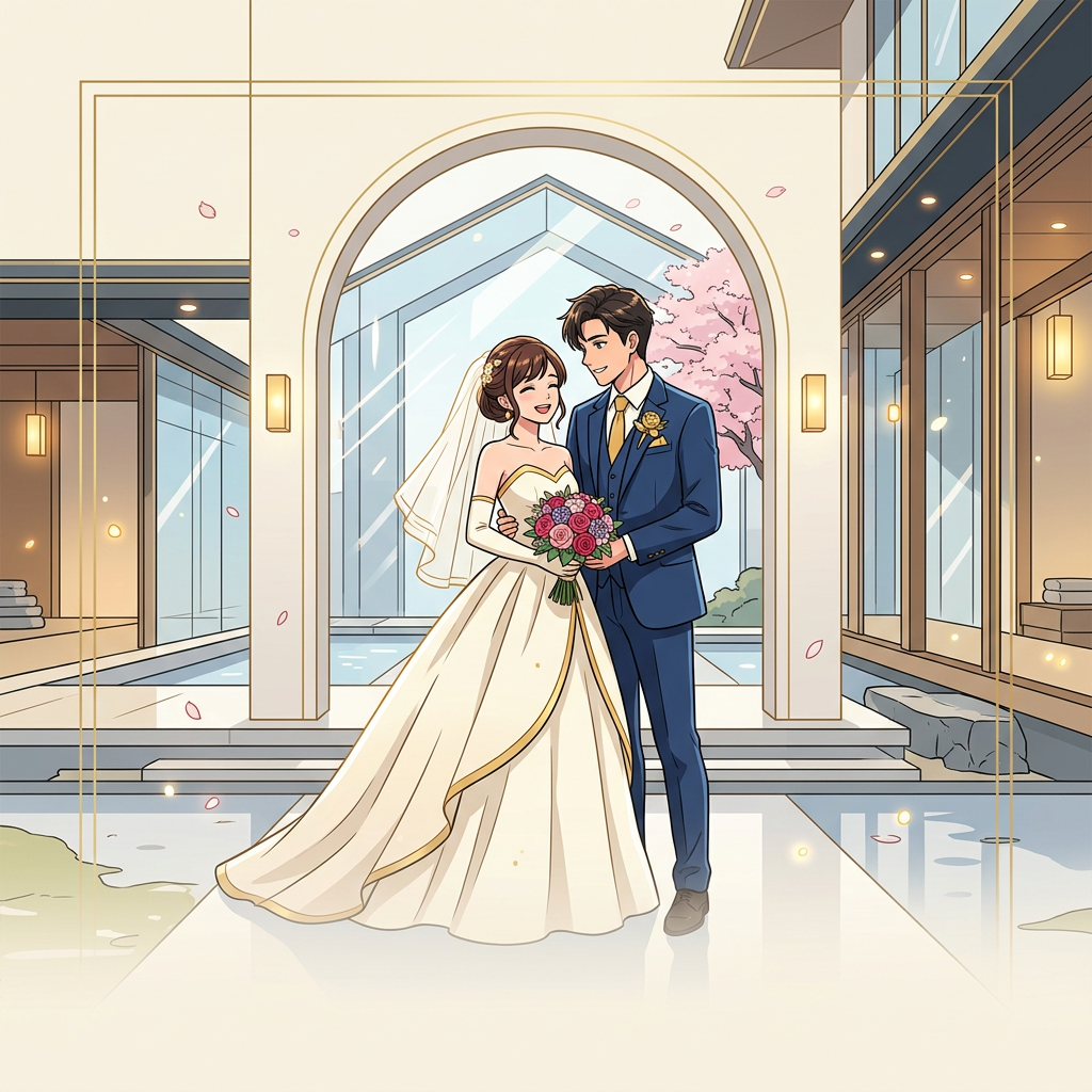 Minimalist Wedding Thin Frame preview
