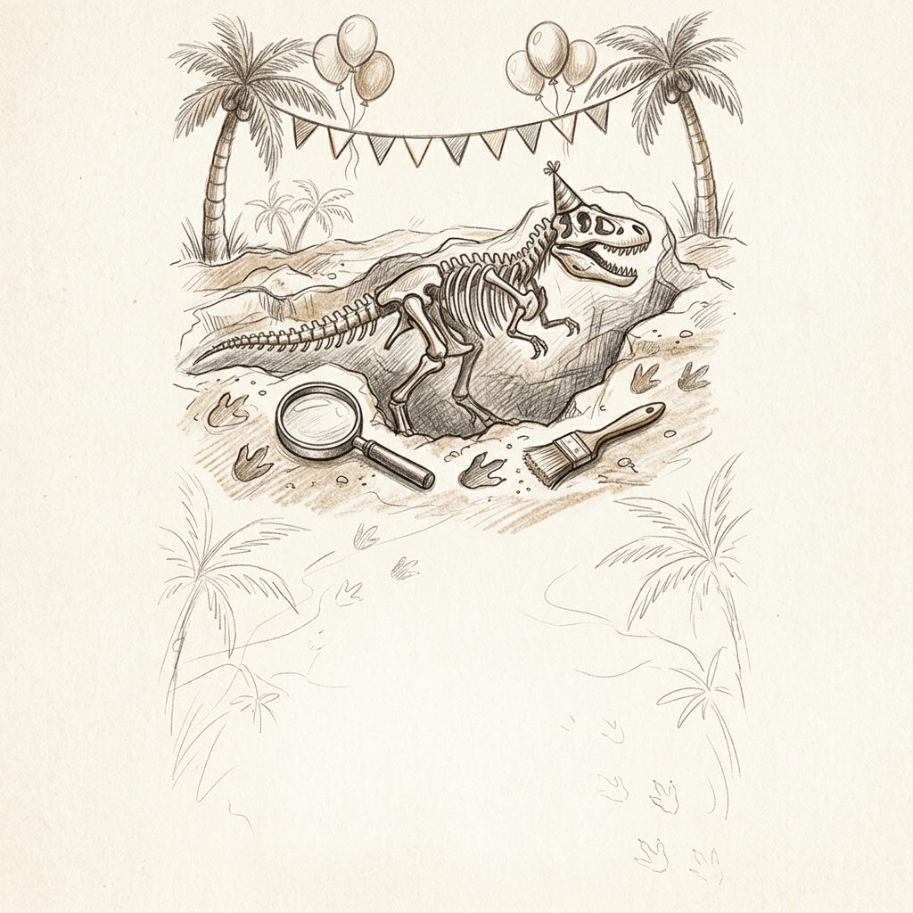 Dinosaur Party Fossil preview