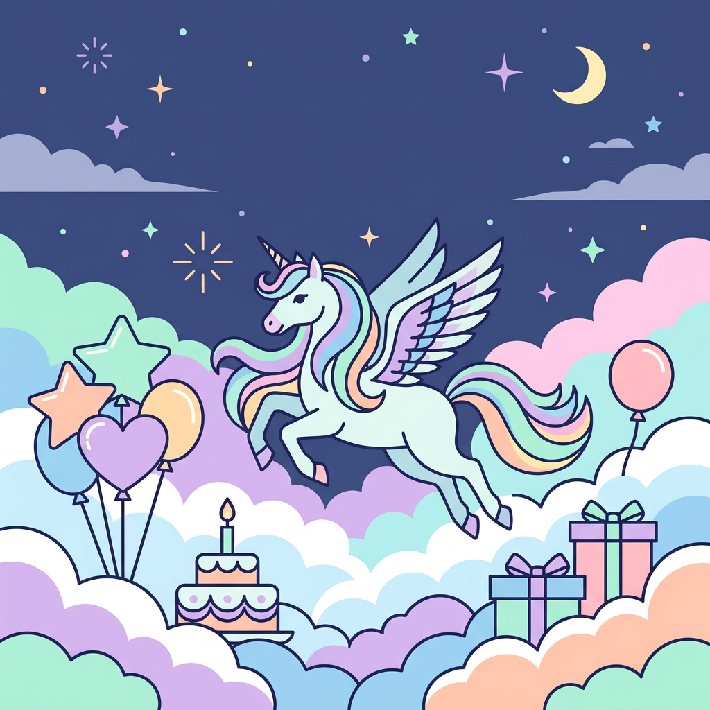 Unicorn Party Pegasus preview