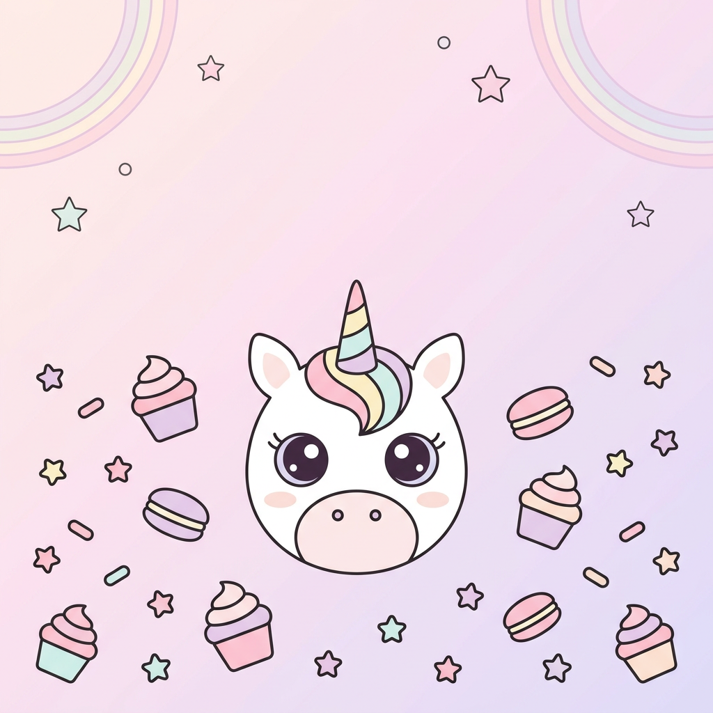 Unicorn Party Kawaii preview