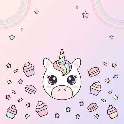 Unicorn Party Kawaii preview