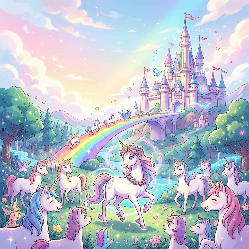 Unicorn Party Castle preview