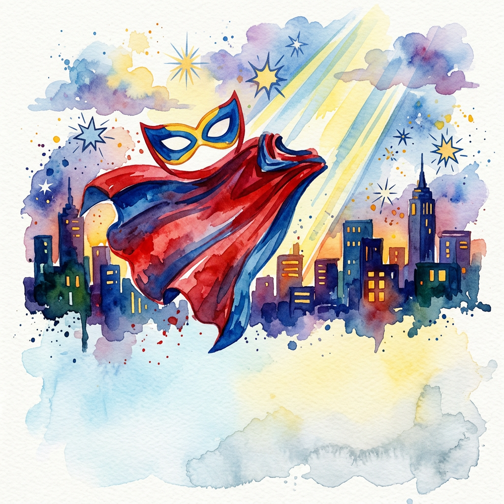Superhero Party Cape Mask preview