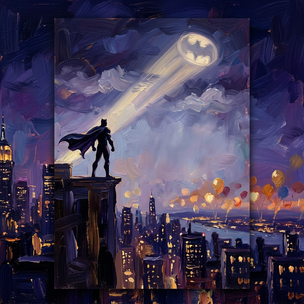 Superhero Party City Skyline preview