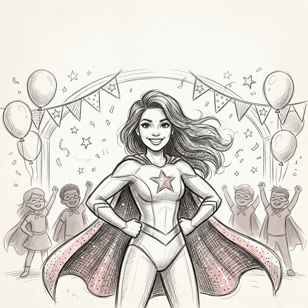 Superhero Party Girl Power preview