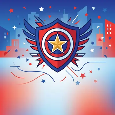 Superhero Party Shield preview