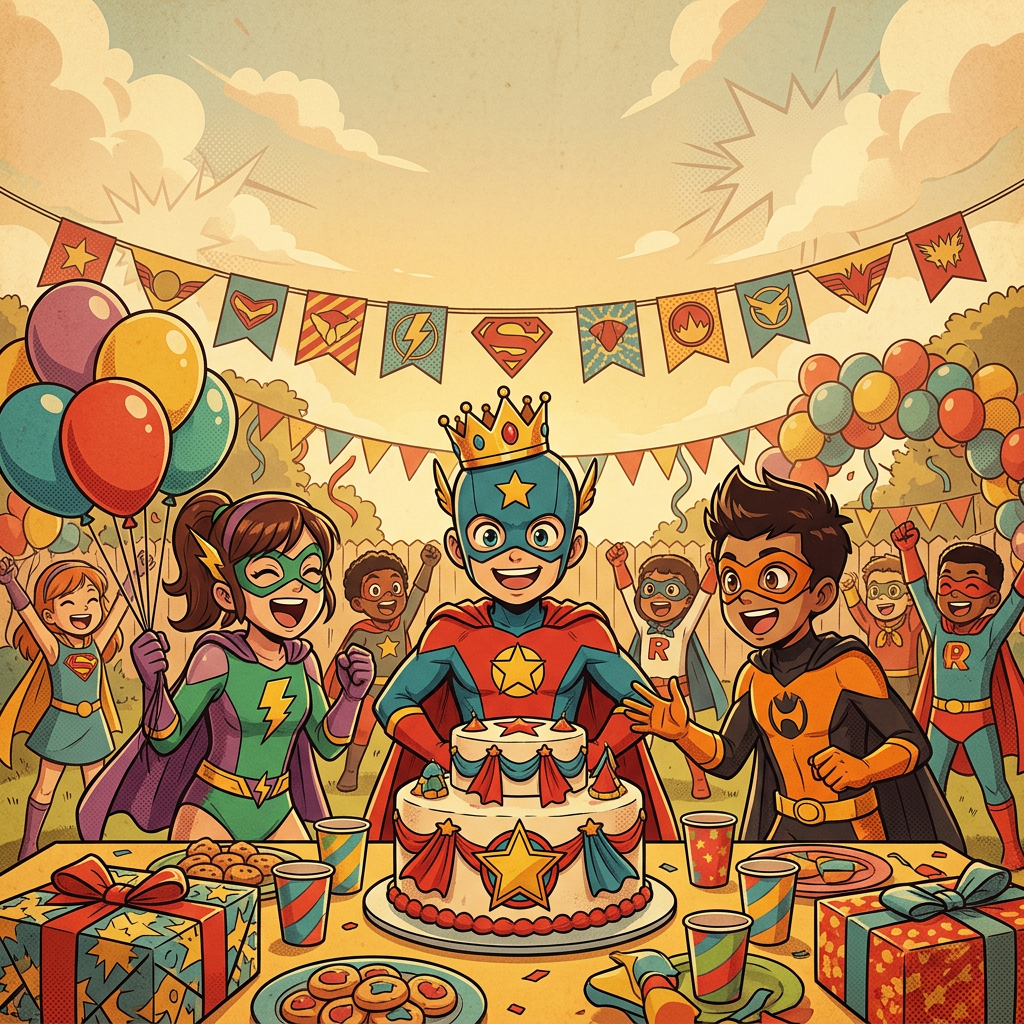 Superhero Party Retro preview