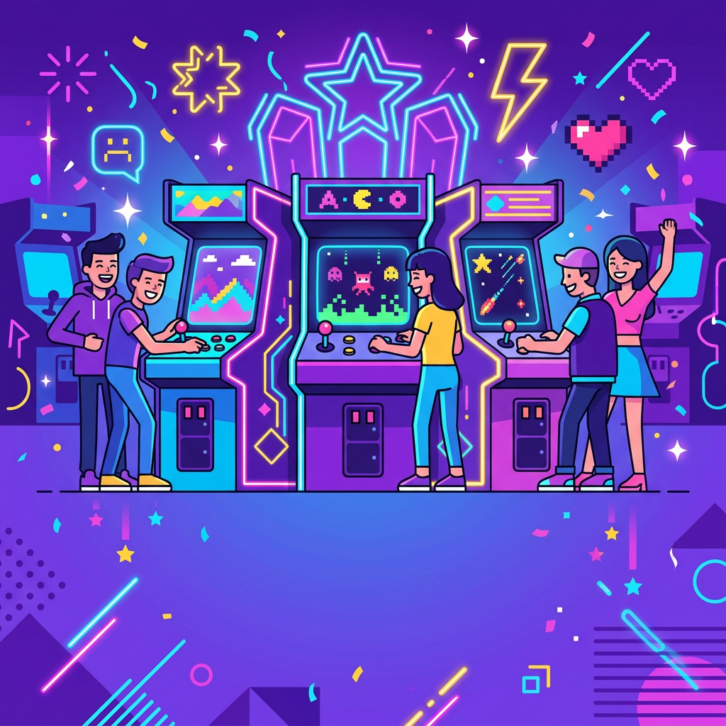 Teen Party Retro Arcade preview