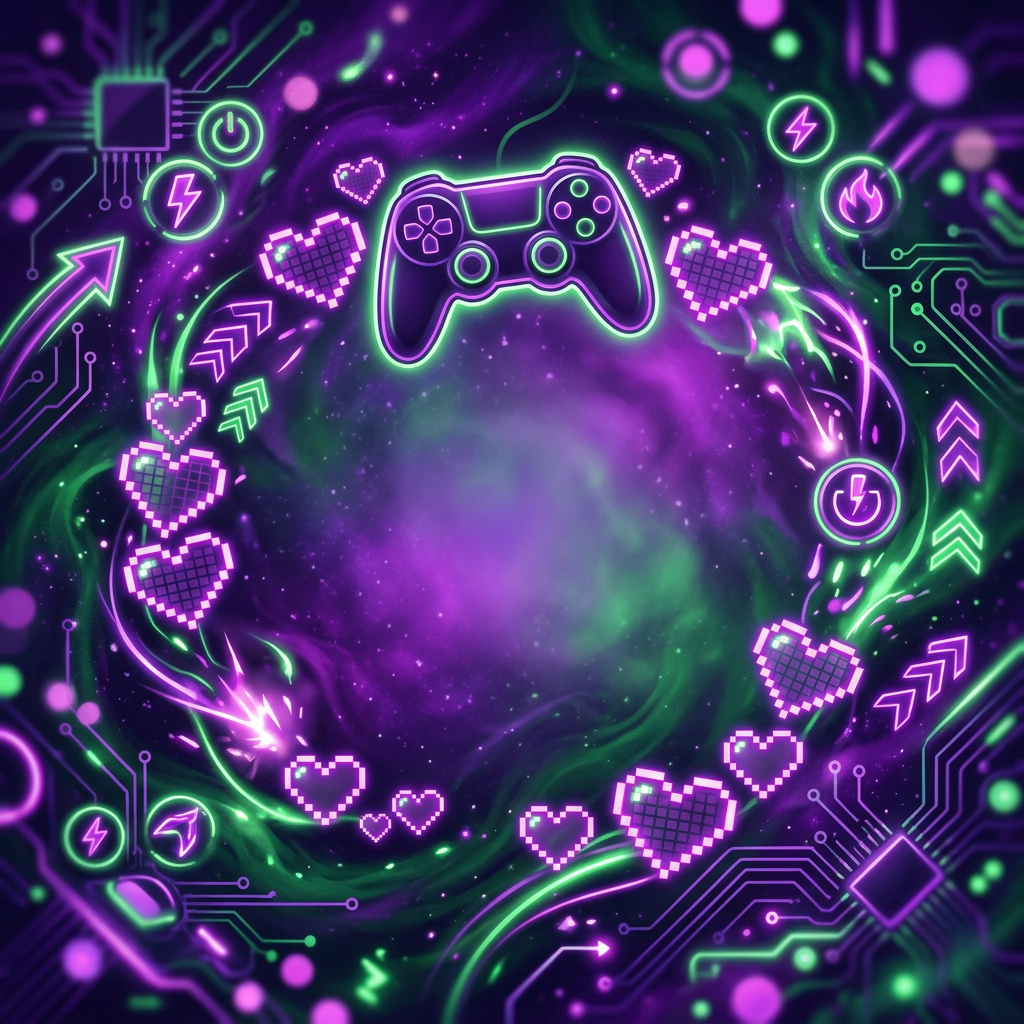 Gaming Party Controller Neon preview