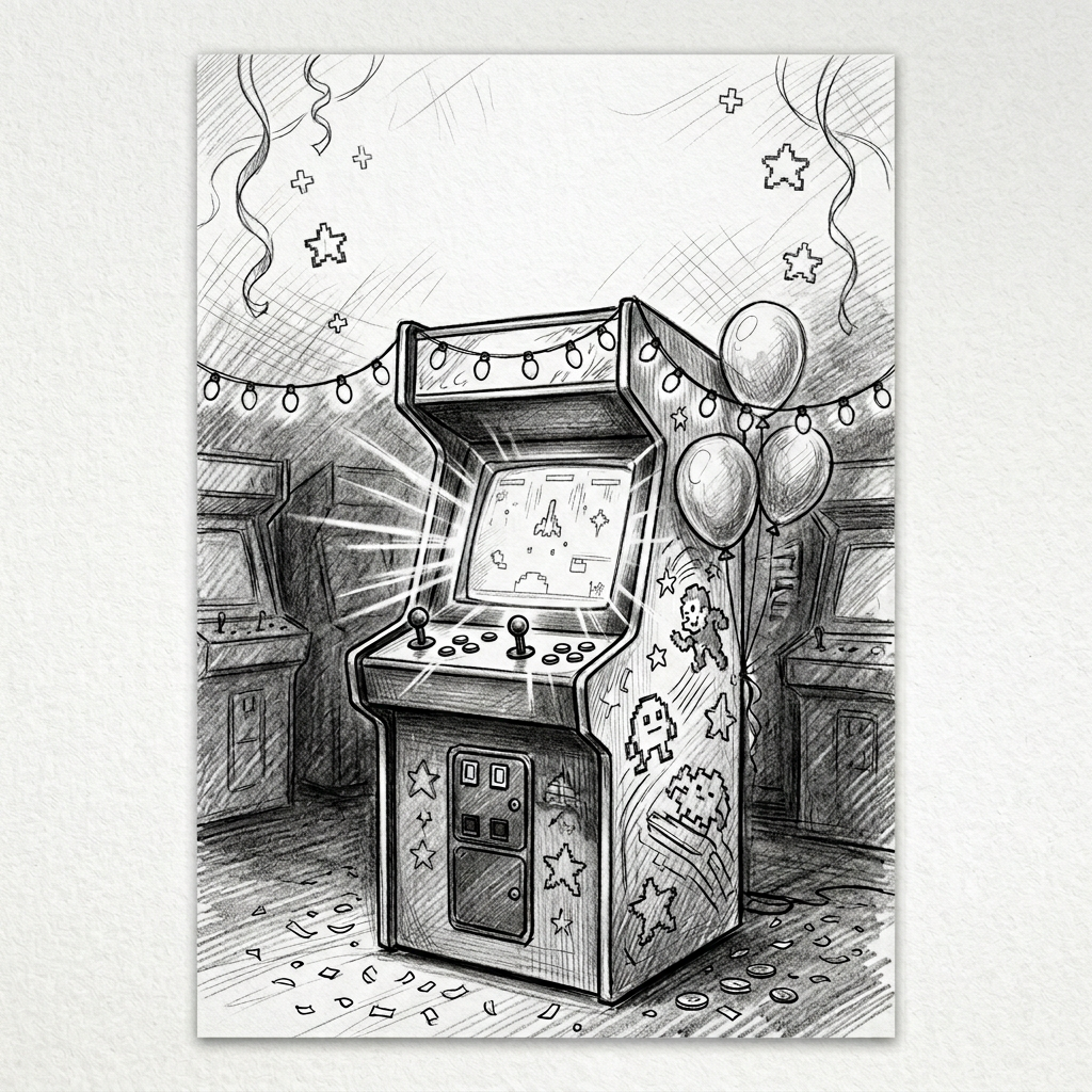 Gaming Party Arcade Retro preview