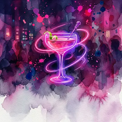 Cocktail Party Neon Bar preview