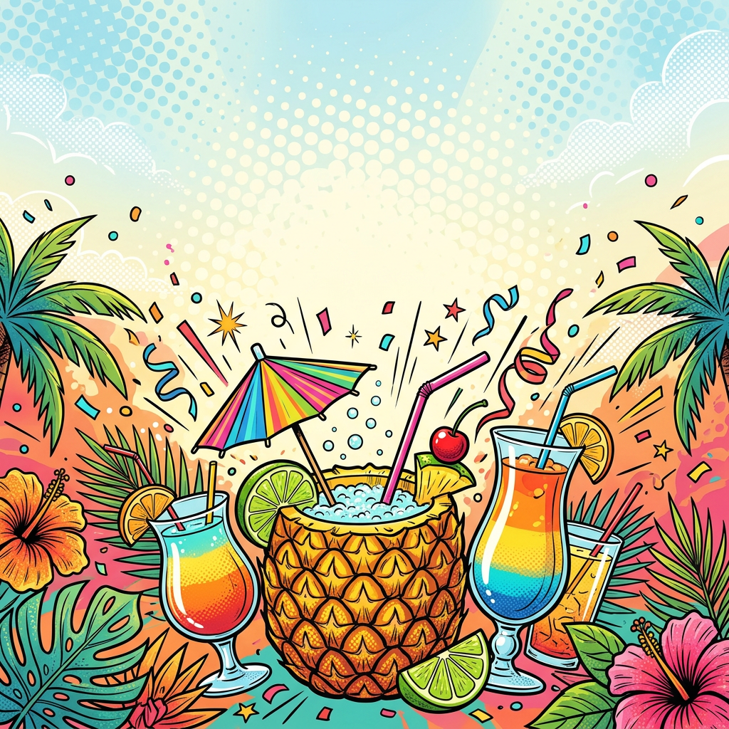 Cocktail Party Tropical Tiki preview