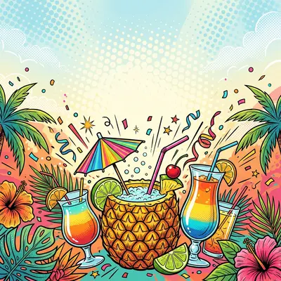 Cocktail Party Tropical Tiki preview