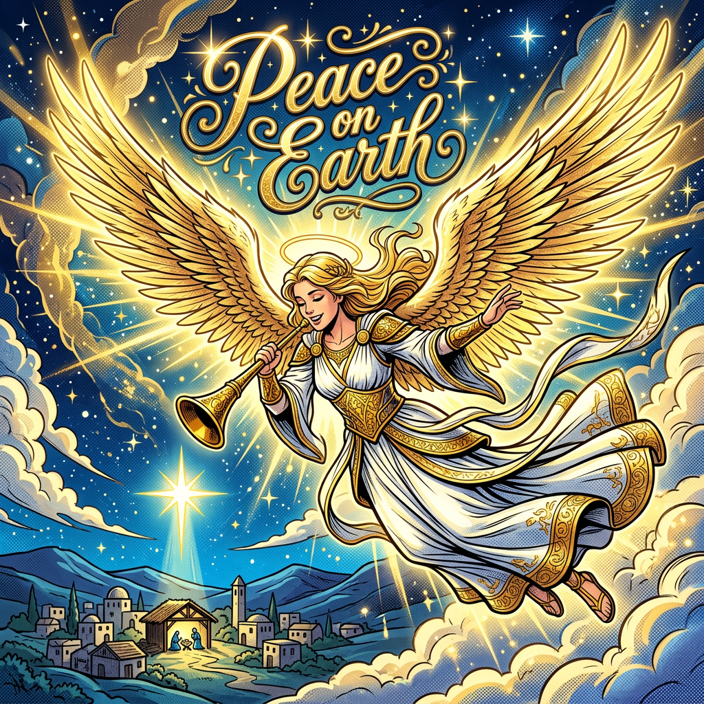 Religious Christmas Angel preview