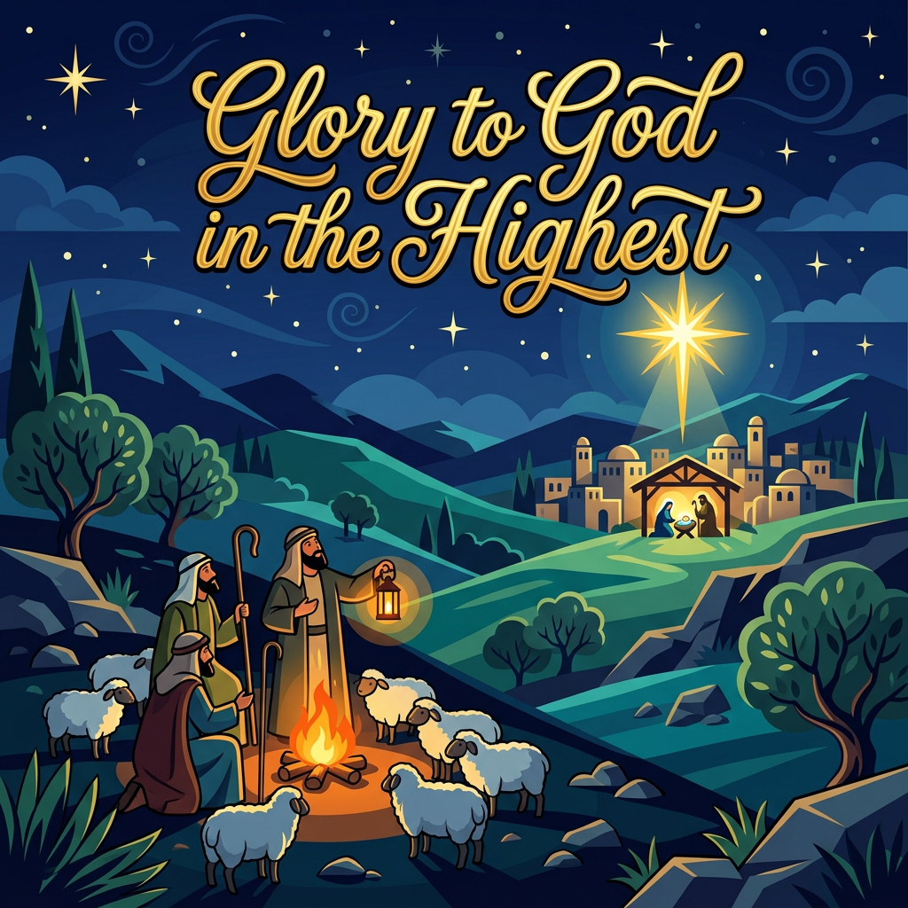 Religious Christmas Shepherd preview