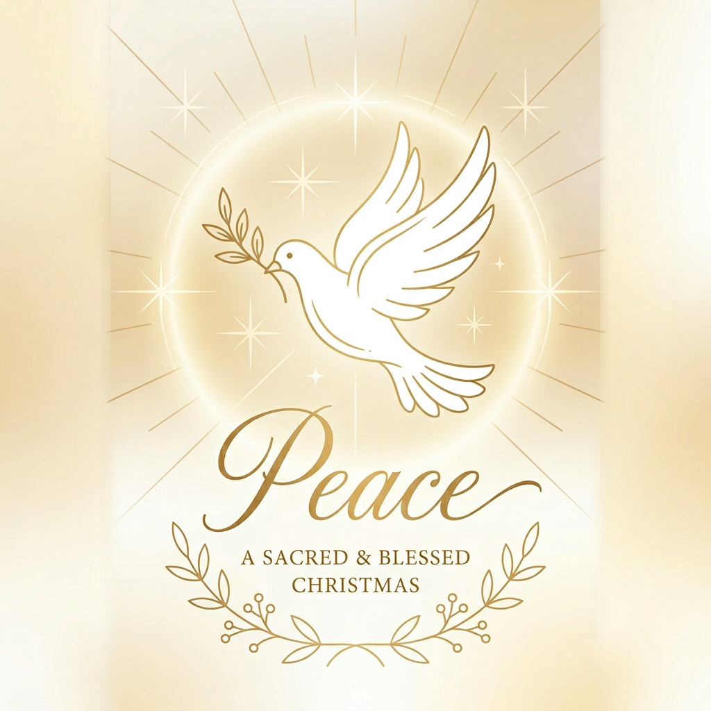 Religious Christmas Dove Peace preview