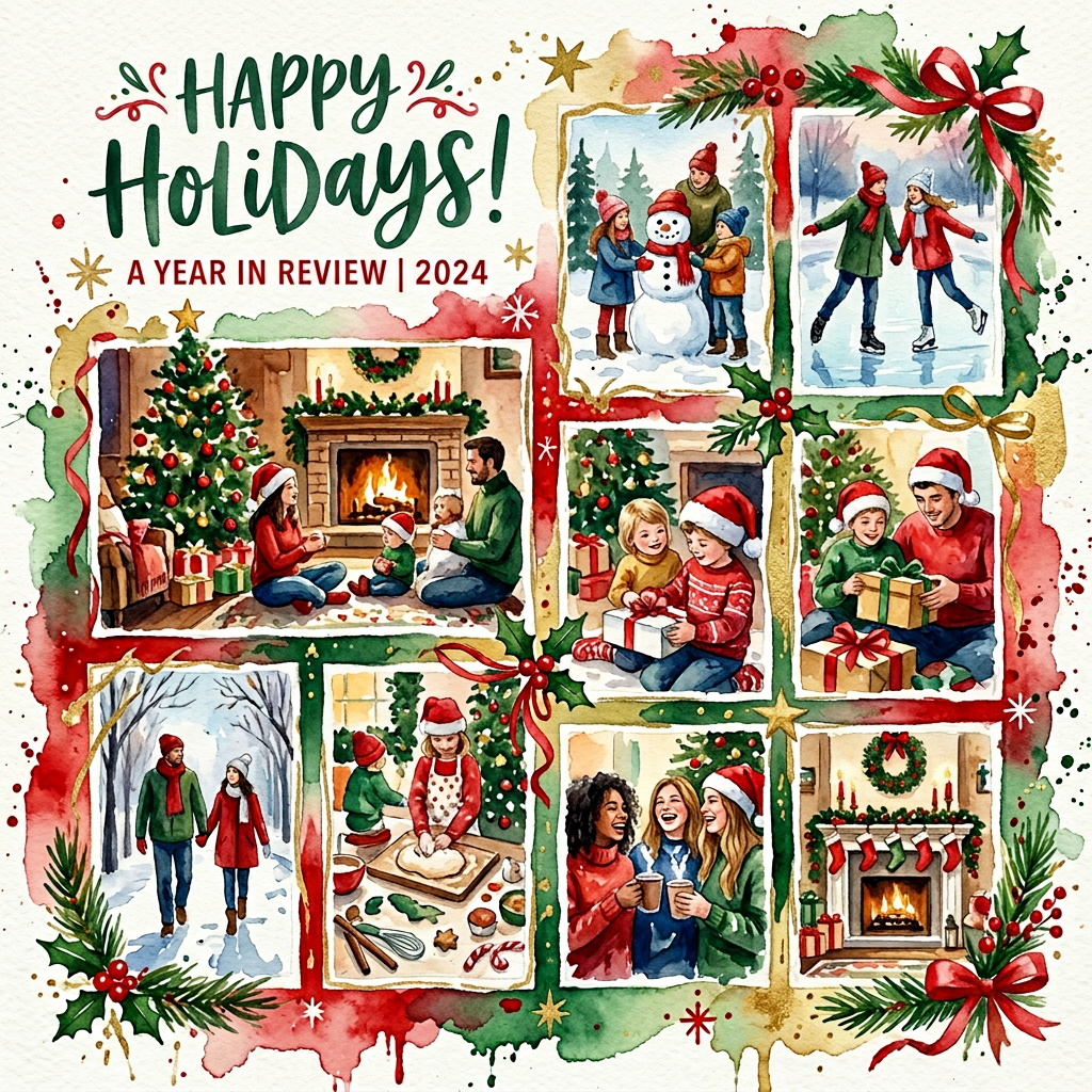 Photo Christmas Collage Grid preview