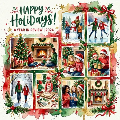 Photo Christmas Collage Grid preview