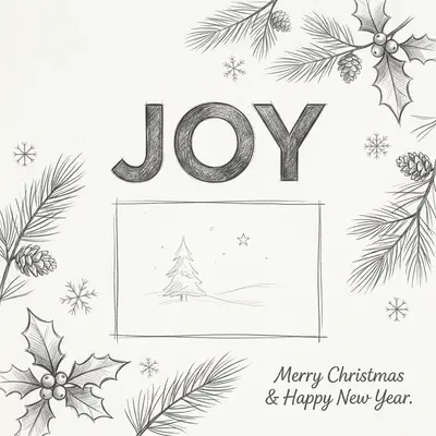 Photo Christmas Modern Minimal preview