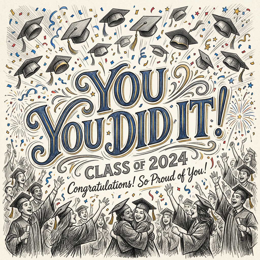 High School Graduation Confetti preview