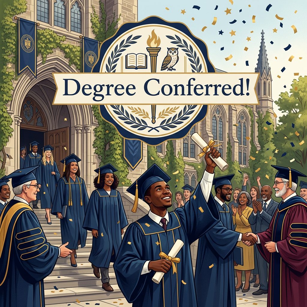 College Graduation University Seal preview