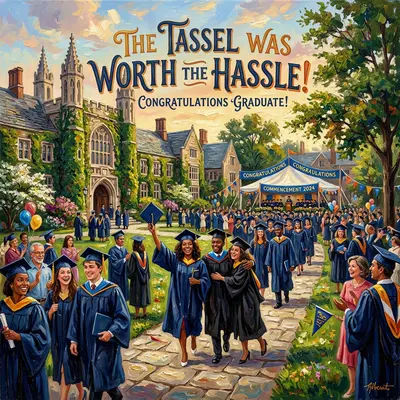 College Graduation Campus Walk preview