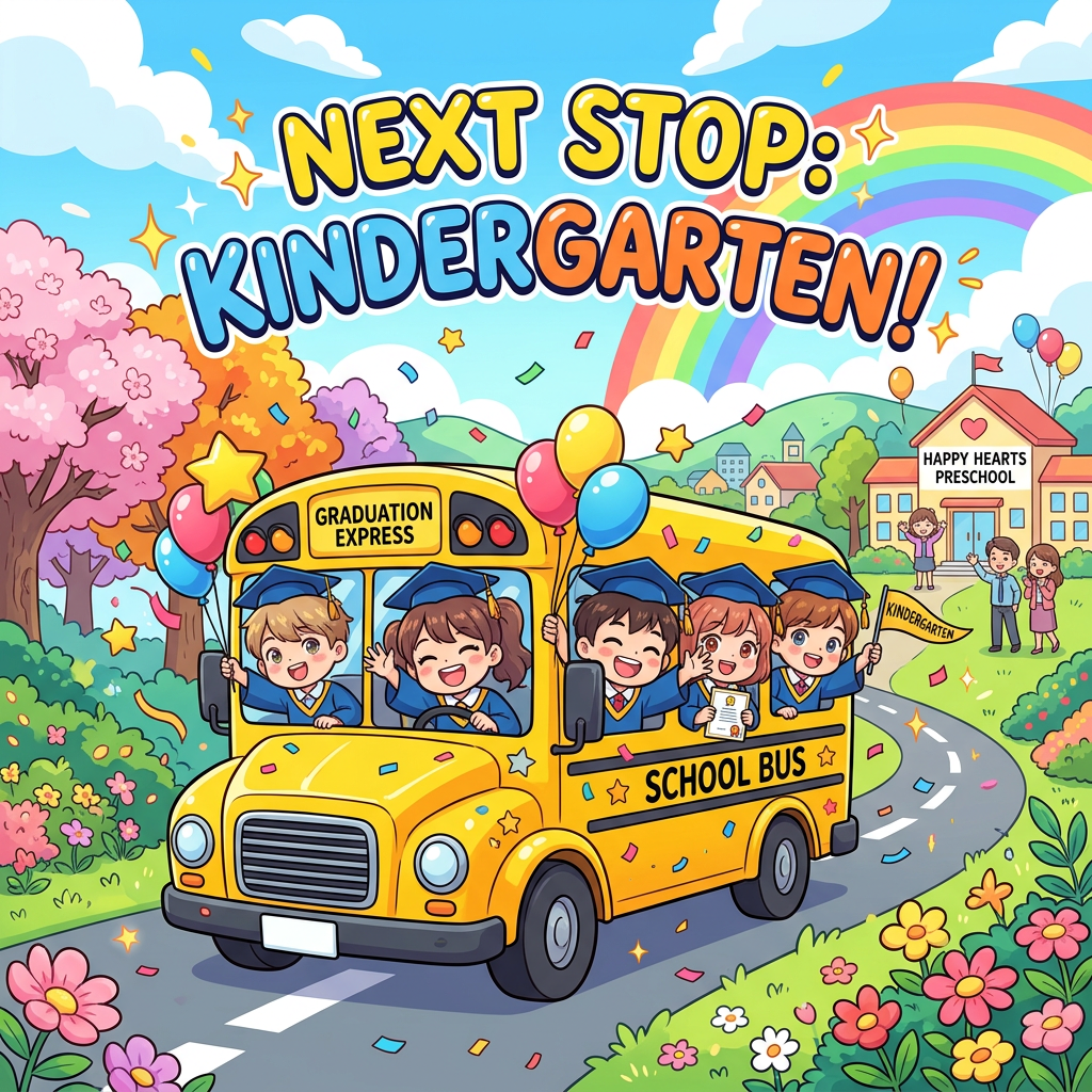 Preschool Graduation School Bus preview
