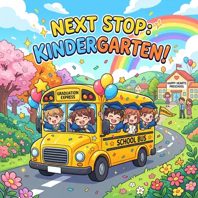 Preschool Graduation School Bus preview
