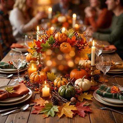 Fall Dinner Party Harvest Table preview