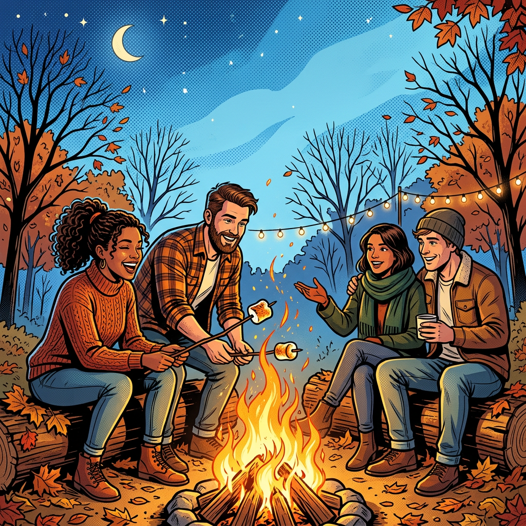 Fall Dinner Party Bonfire preview