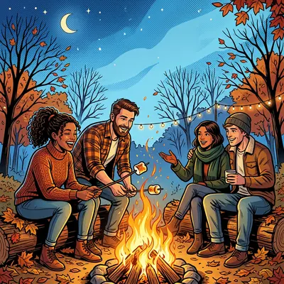 Fall Dinner Party Bonfire preview