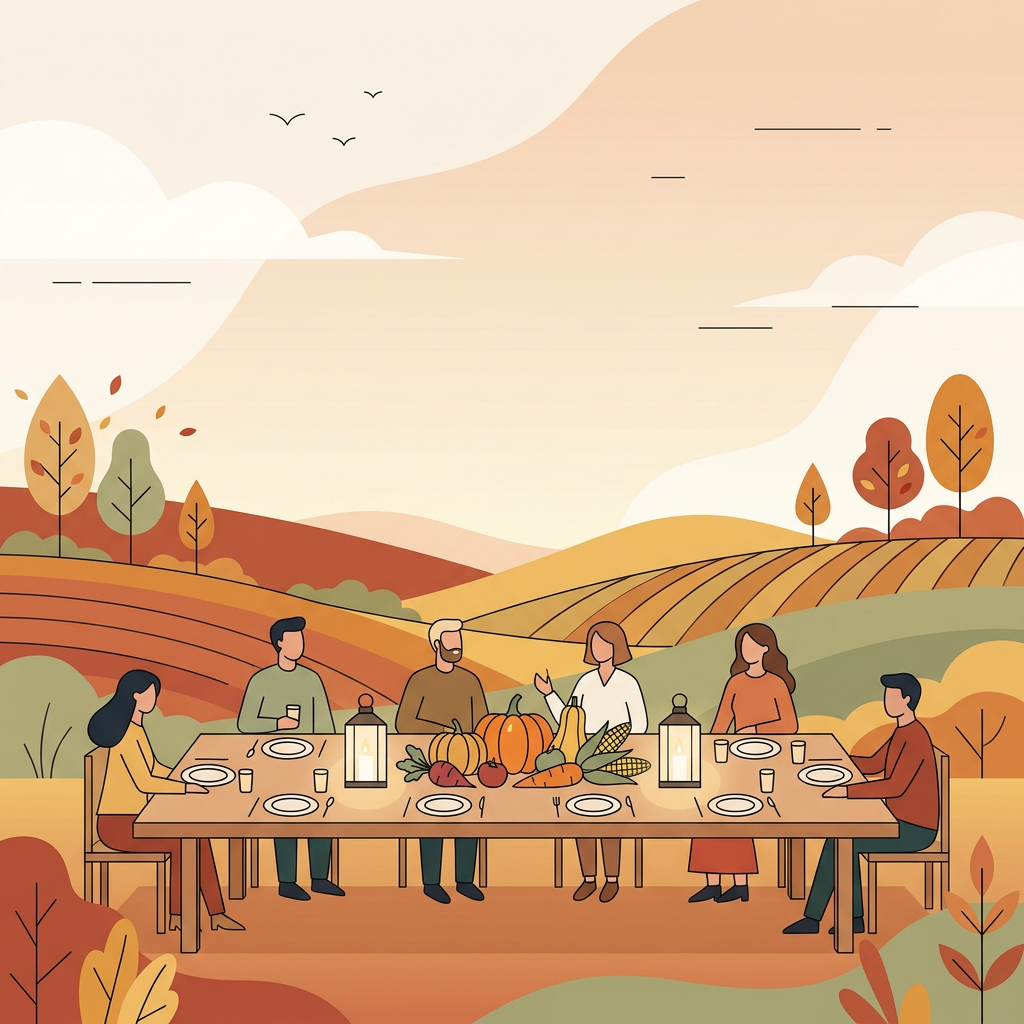 Fall Dinner Party Rustic Farm preview